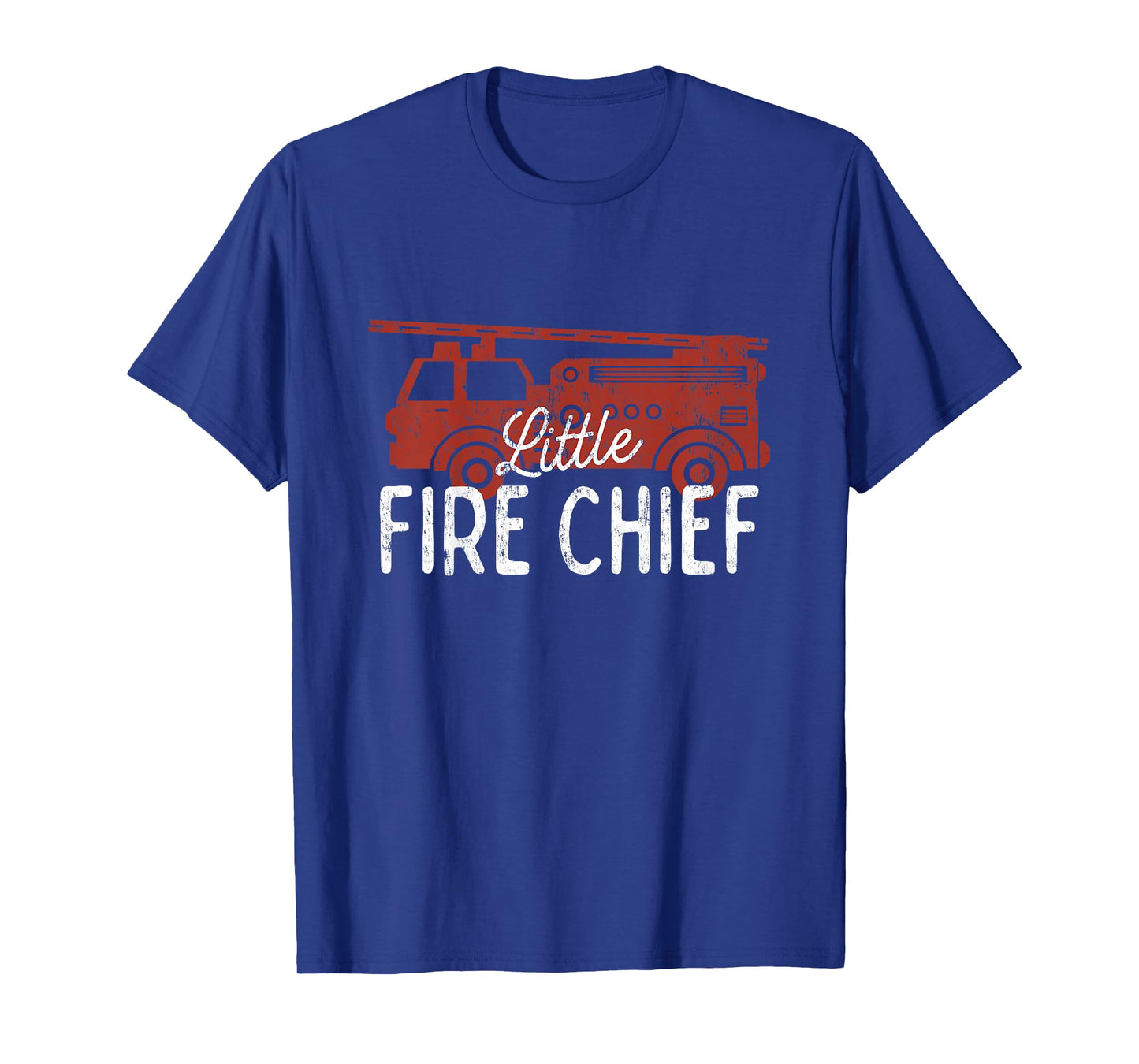Kids Fireman Shirt Toddler Boys, Little Fire Chief Fire Truck T-Shirt
