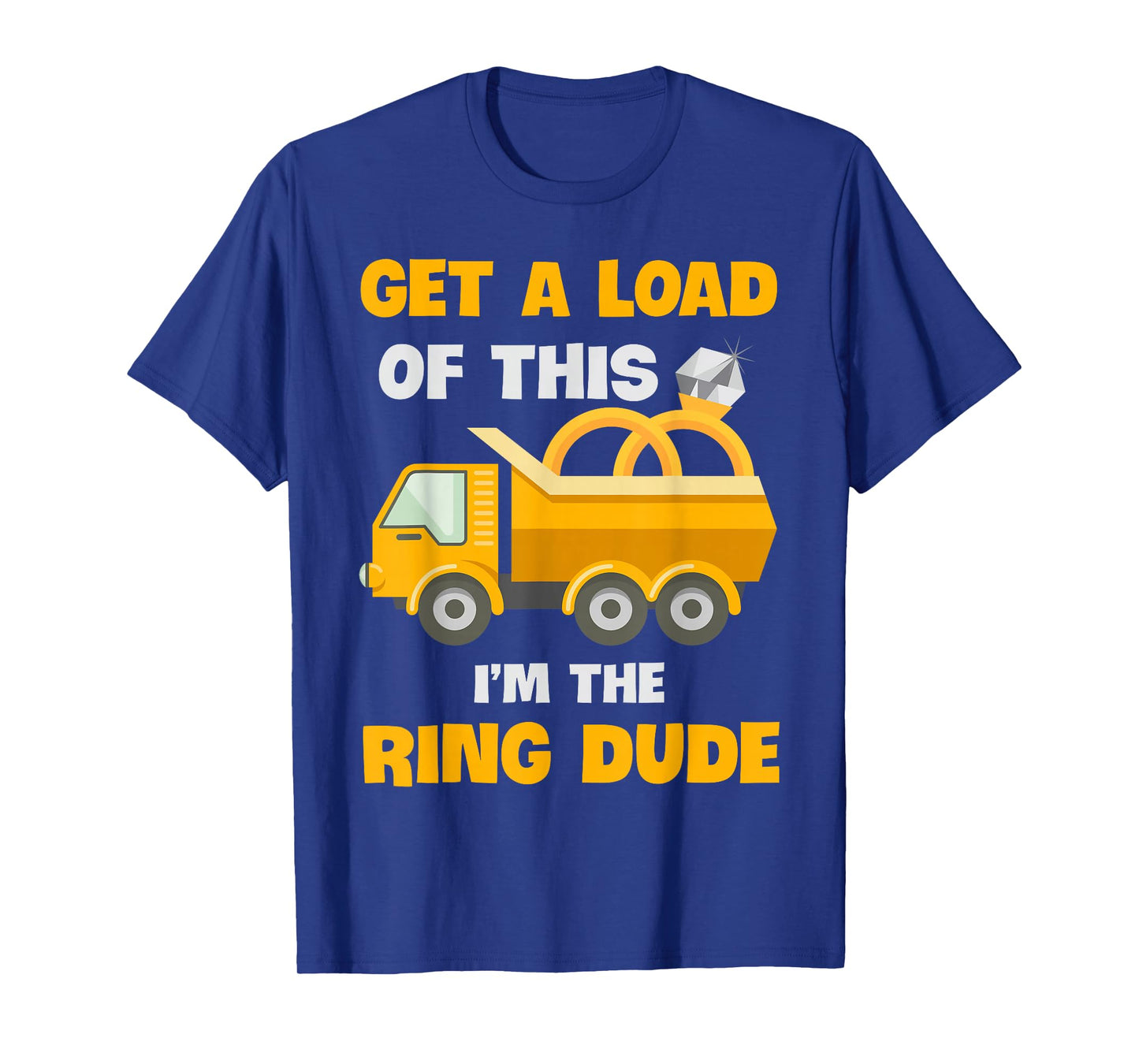 Ring Dude Wedding Truck Boy Bearer Security T-Shirt