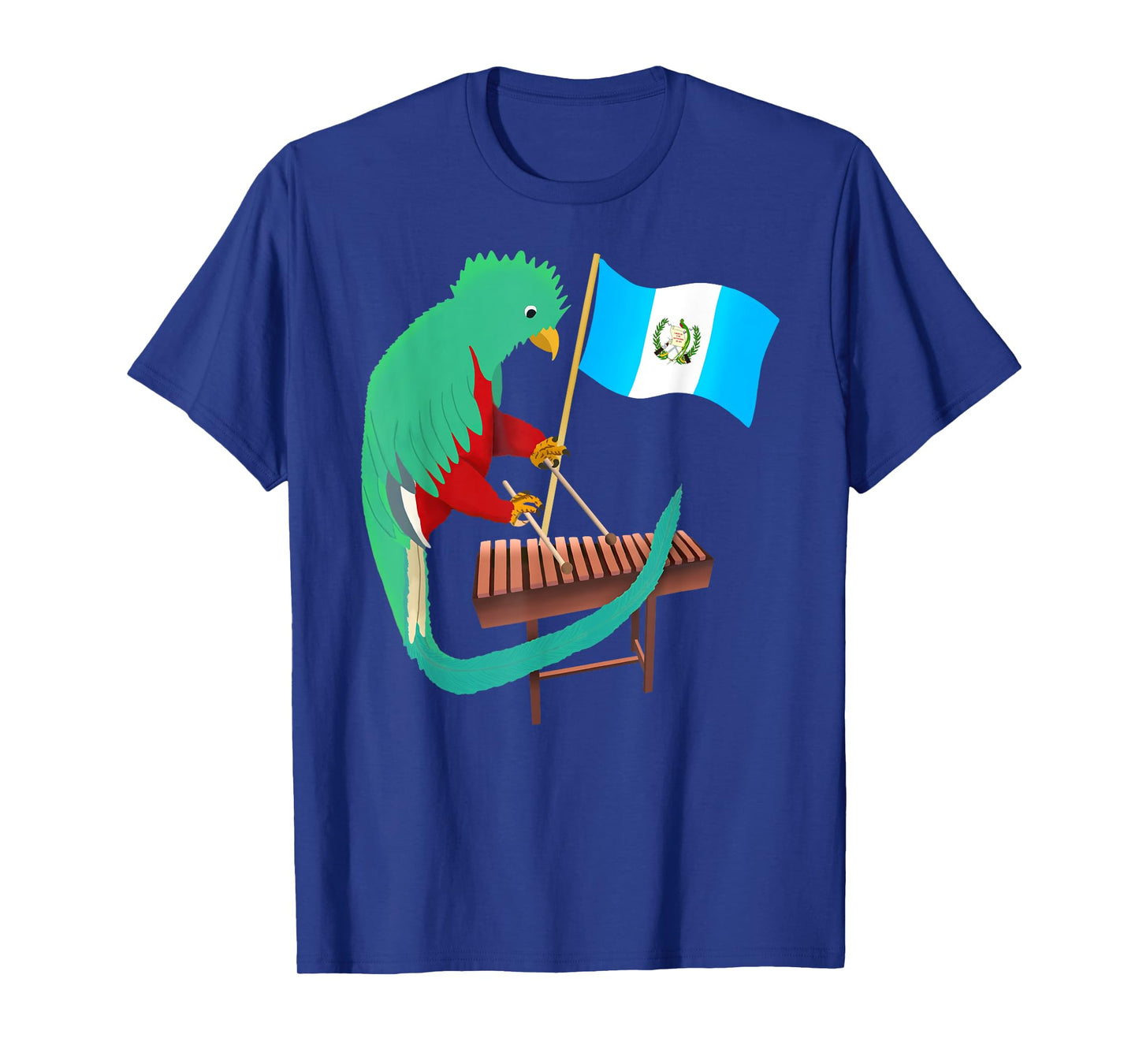Guatemala Quetzal Chapin Antigua Guate Flag Tikal Marimba T-Shirt