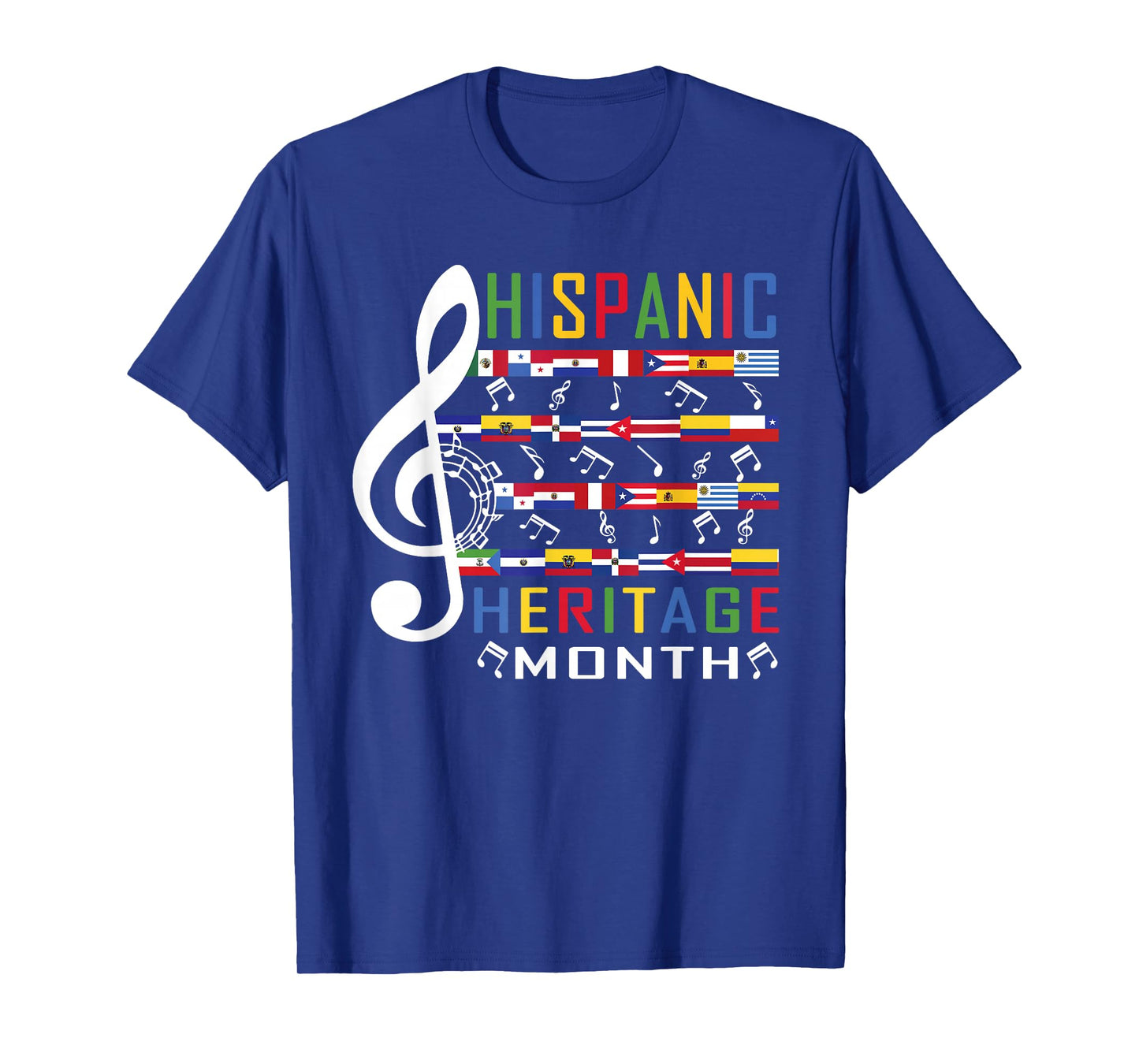 Music Teacher Kid National Hispanic Heritage Month T-Shirt