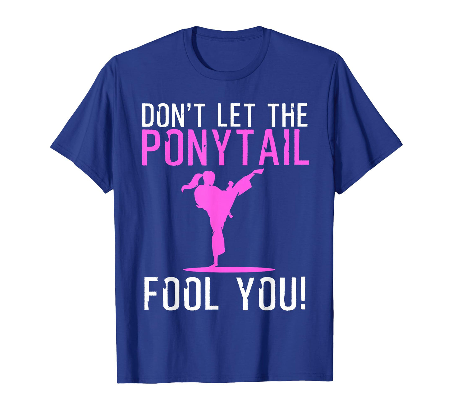 Funny Karate Design for Women Girls Karate Kick Martial Art T-Shirt Small