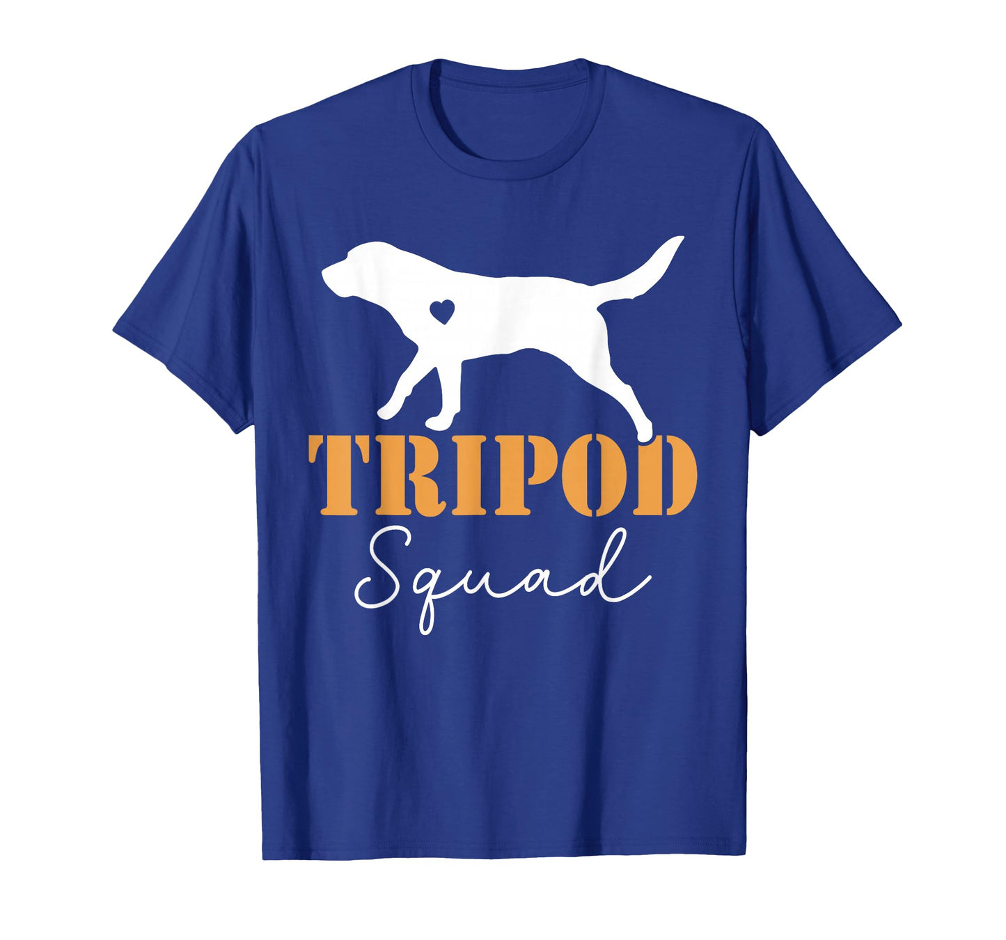 Tripod Squad, Right Back Leg Amputee, Tripaw Dogs T-Shirt