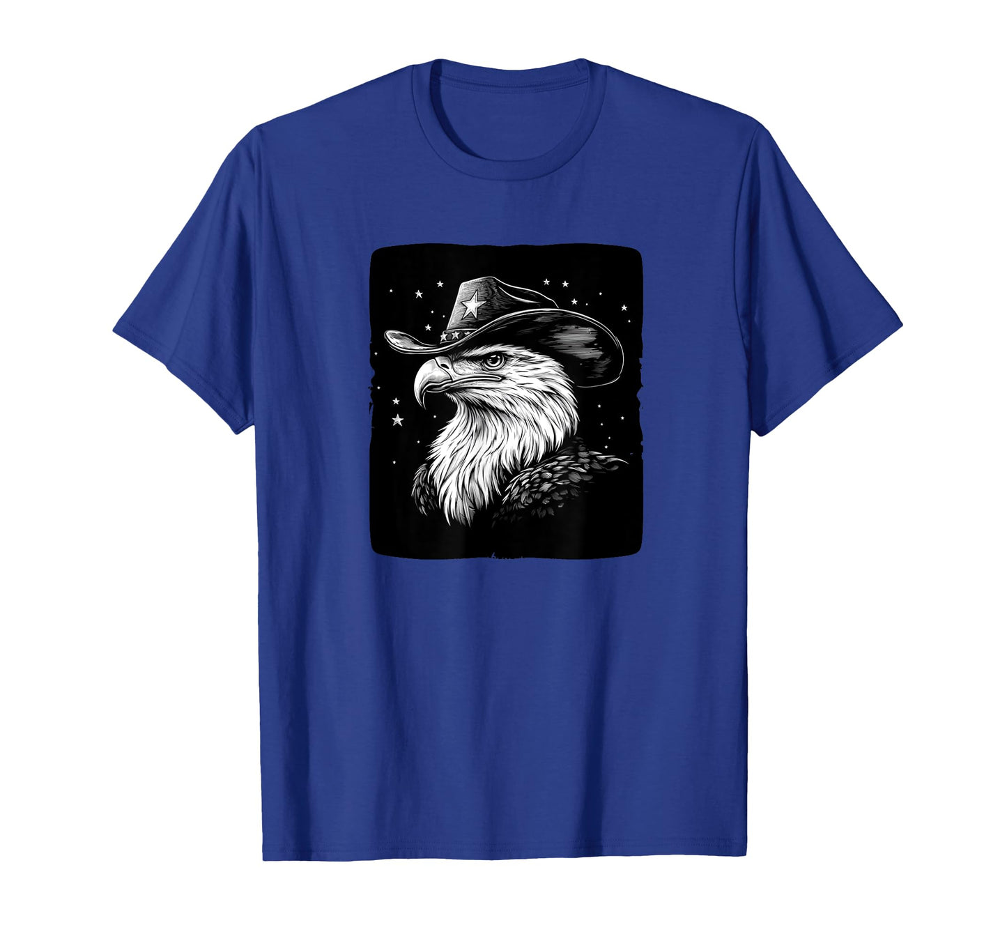 Funny Eagle with Hat for Cowboy and Eagles Lovers T-Shirt