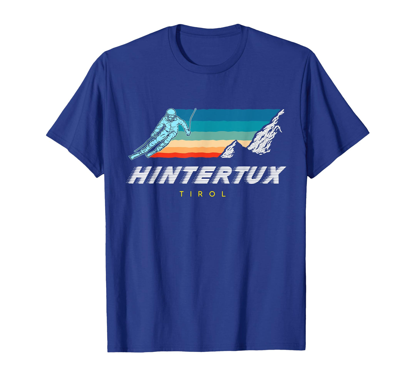 Hintertux Tyrol - Austria Retro 80s Ski Holidays T-Shirt