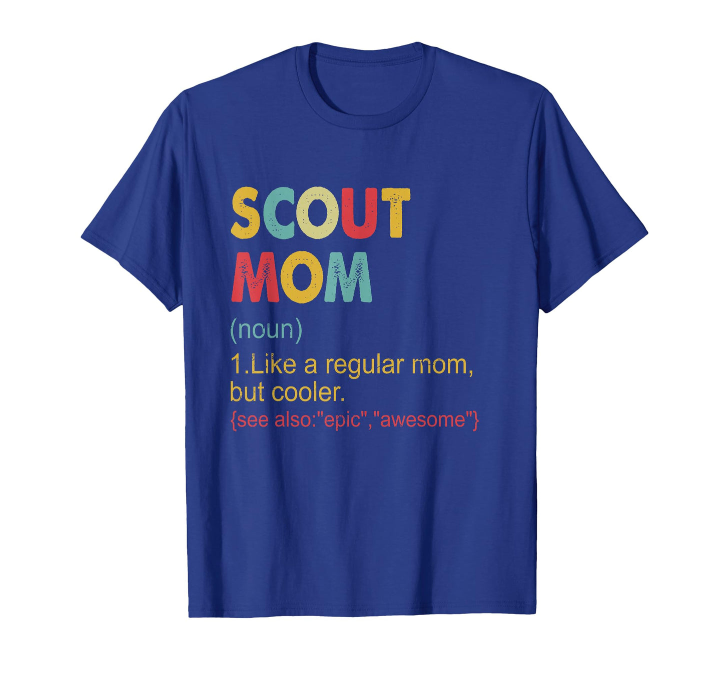 Scout Mom Definition - Vintage Funny Scout Mom For Women T-Shirt