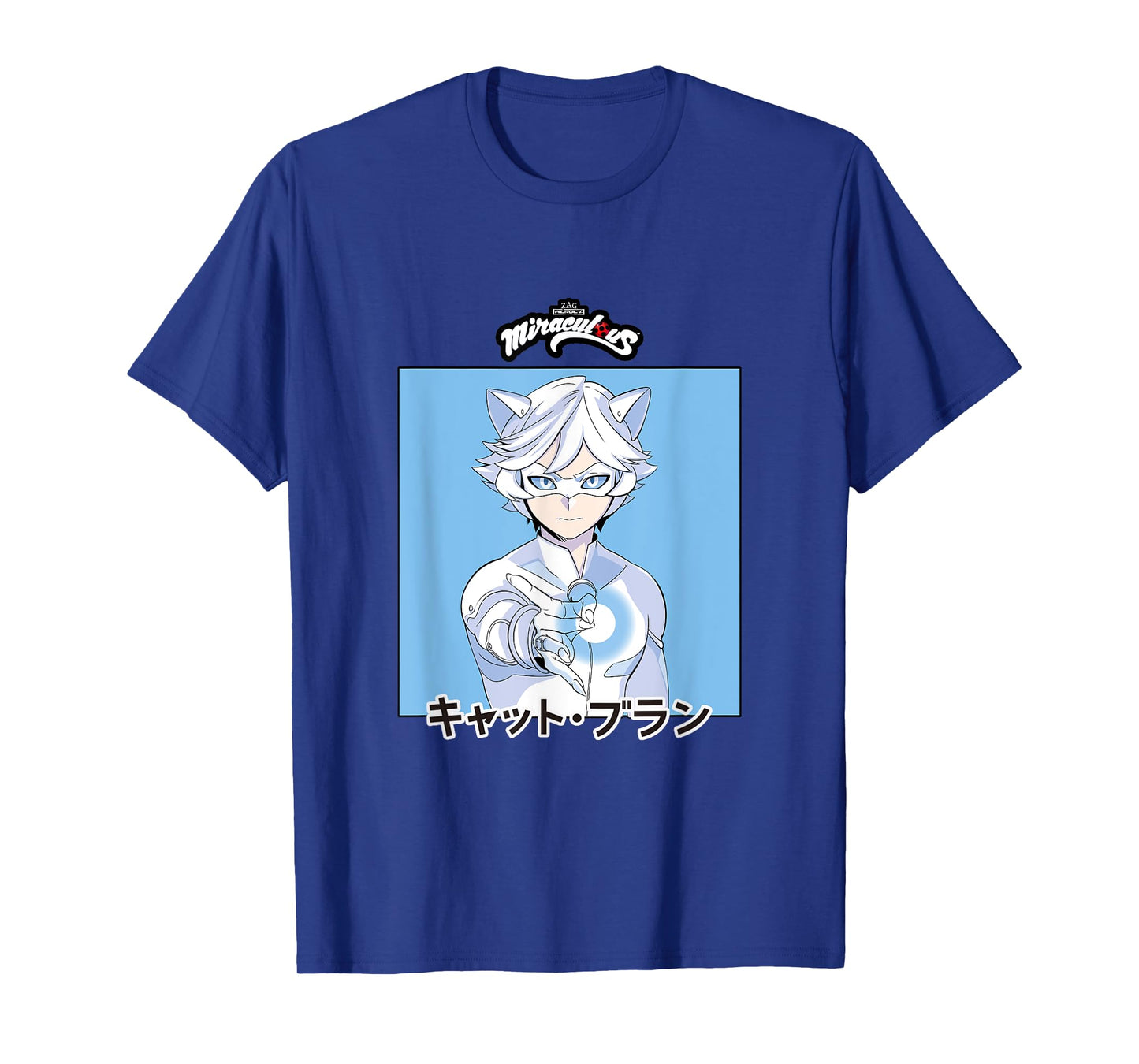 Miraculous Ladybug Manga Cat Blanc T-Shirt