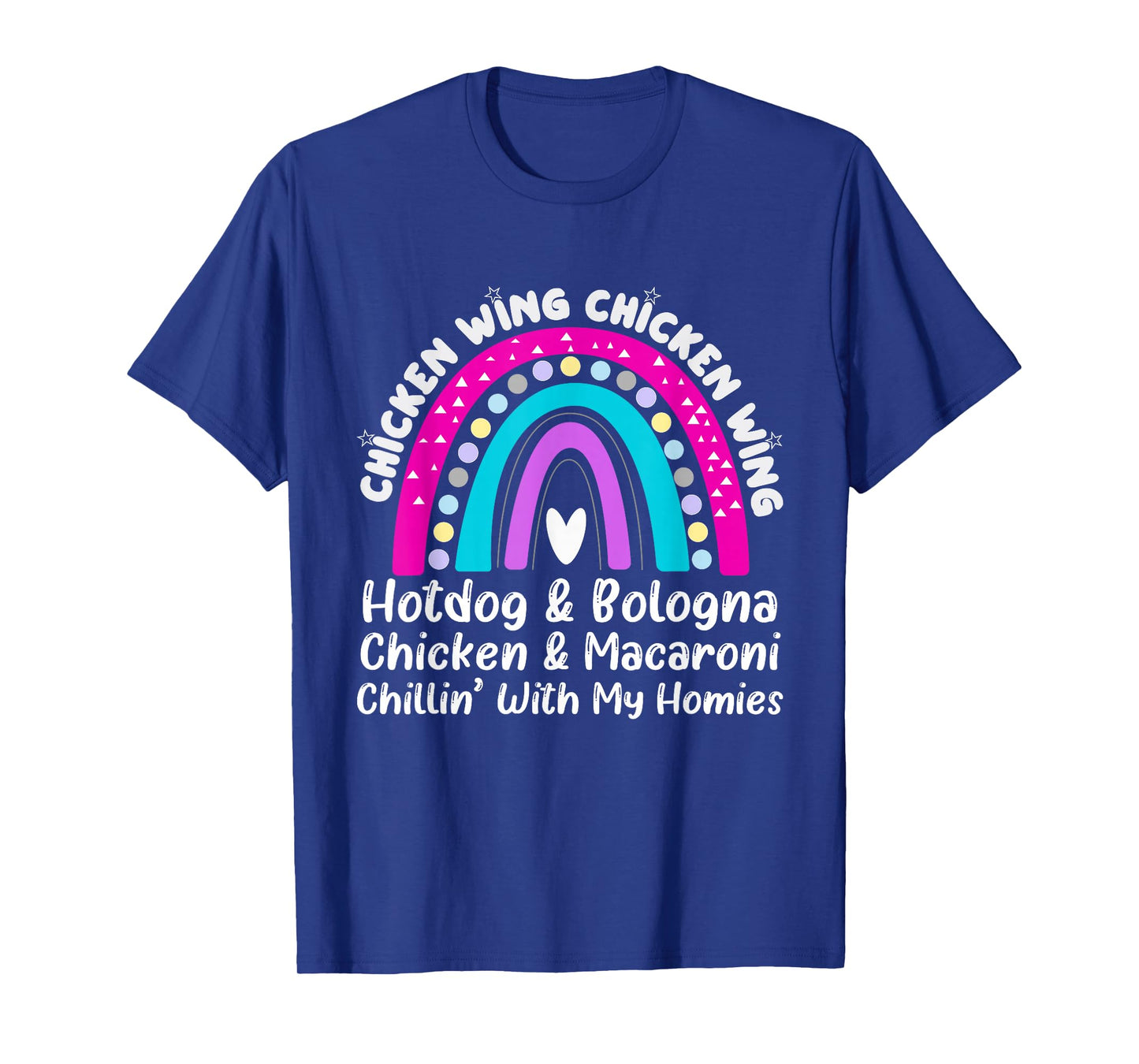 Viral Chicken Wing Chicken Wing Hot Dog Bologna Song Lyric T-Shirt