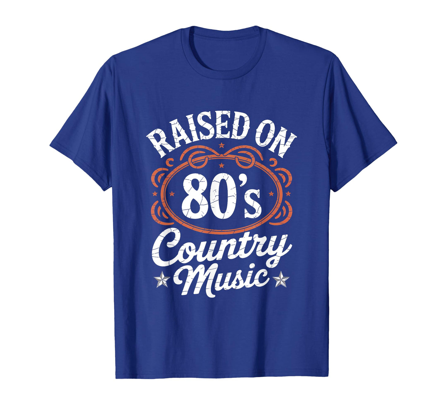Raised On 80's Country Music Lover Retro Western T-Shirt