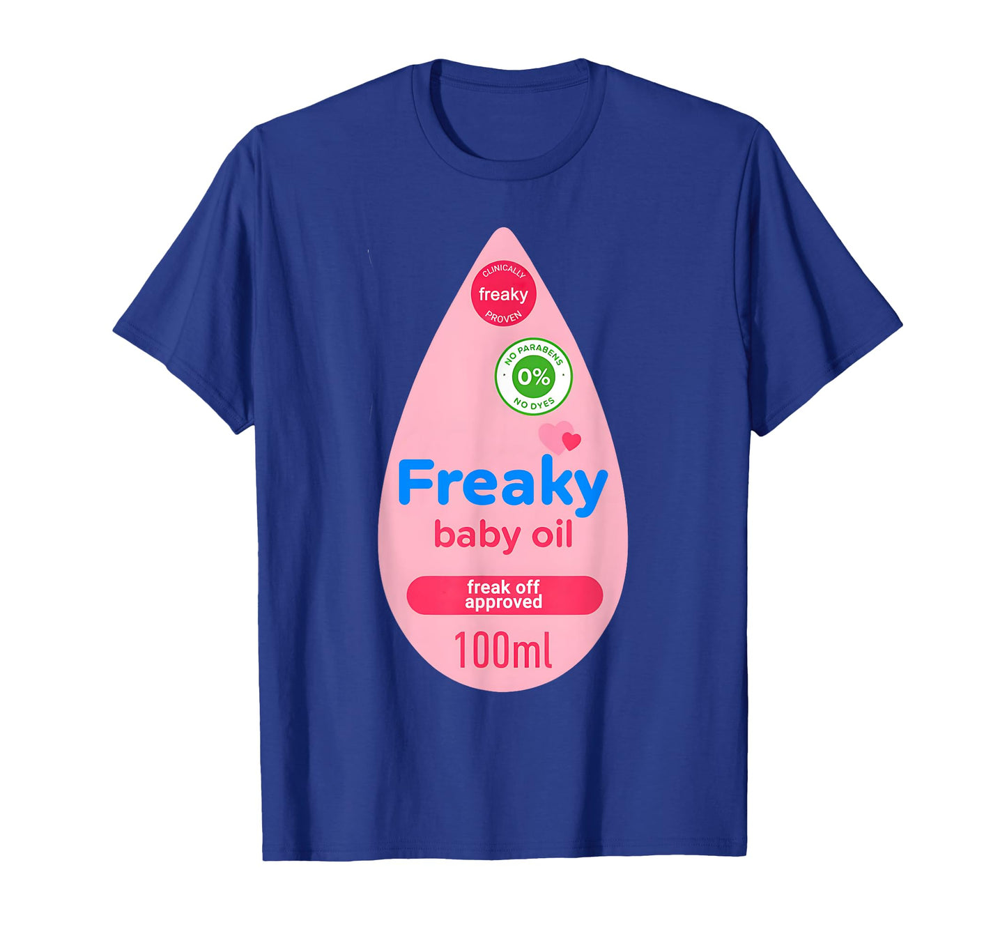 Baby Oil Bottle Halloween Costume Funny Women Men Halloween T-Shirt