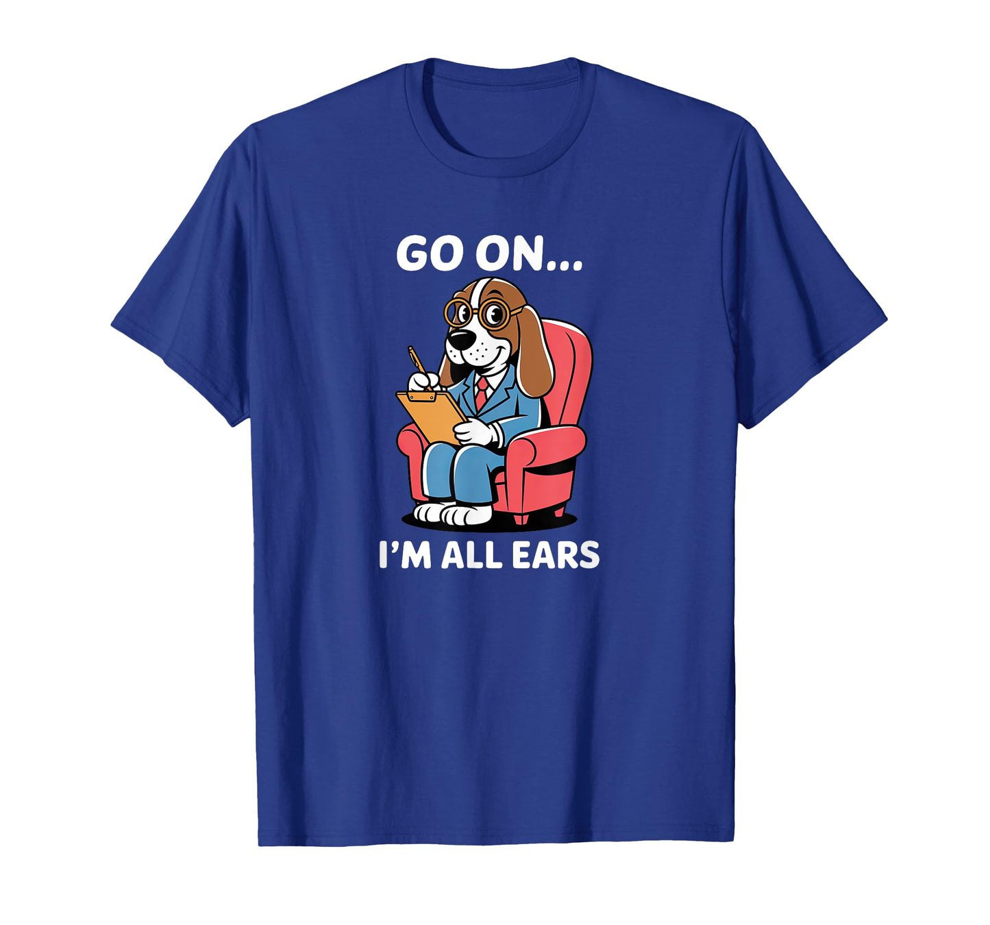 Basset Hound Therapist Psychologist Dog Lover T-Shirt