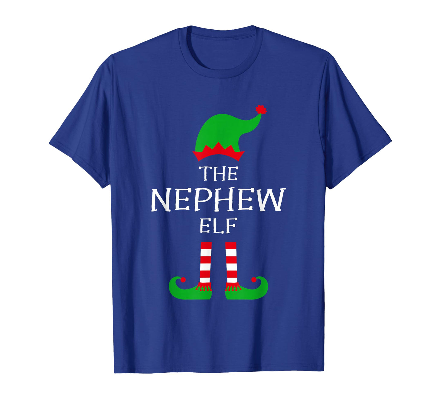 The Nephew Elf Matching Family Group Idea Funny Christmas T-Shirt