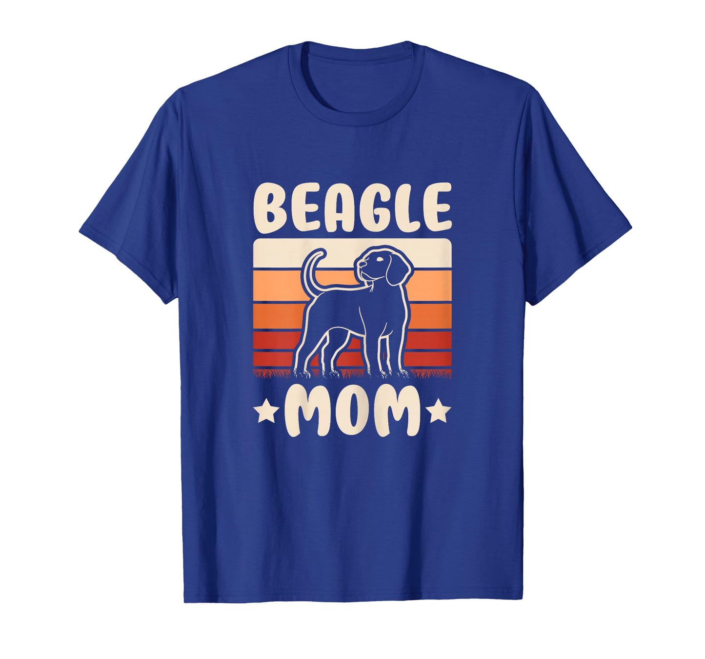 Beagle Mom Retro Beagle Lover Mommy Women T-Shirt