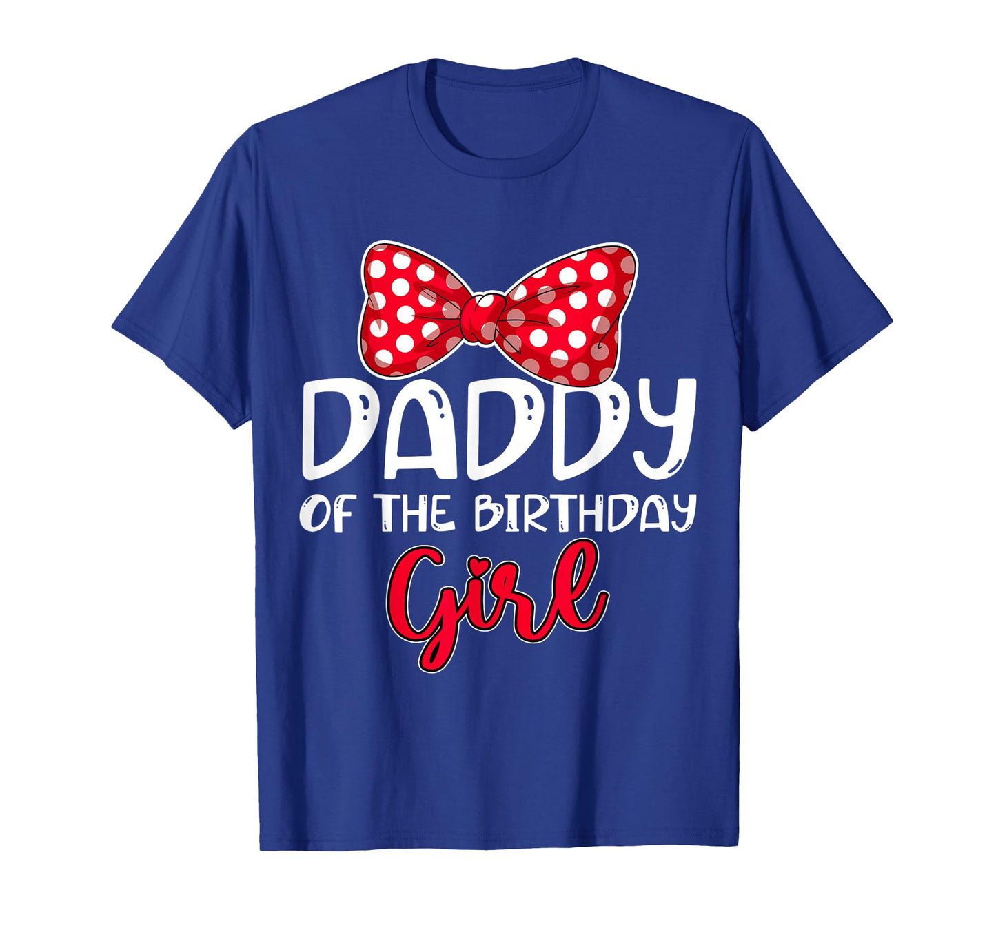 Daddy of Birthday Girl Bow Family Celebration Matching T-Shirt