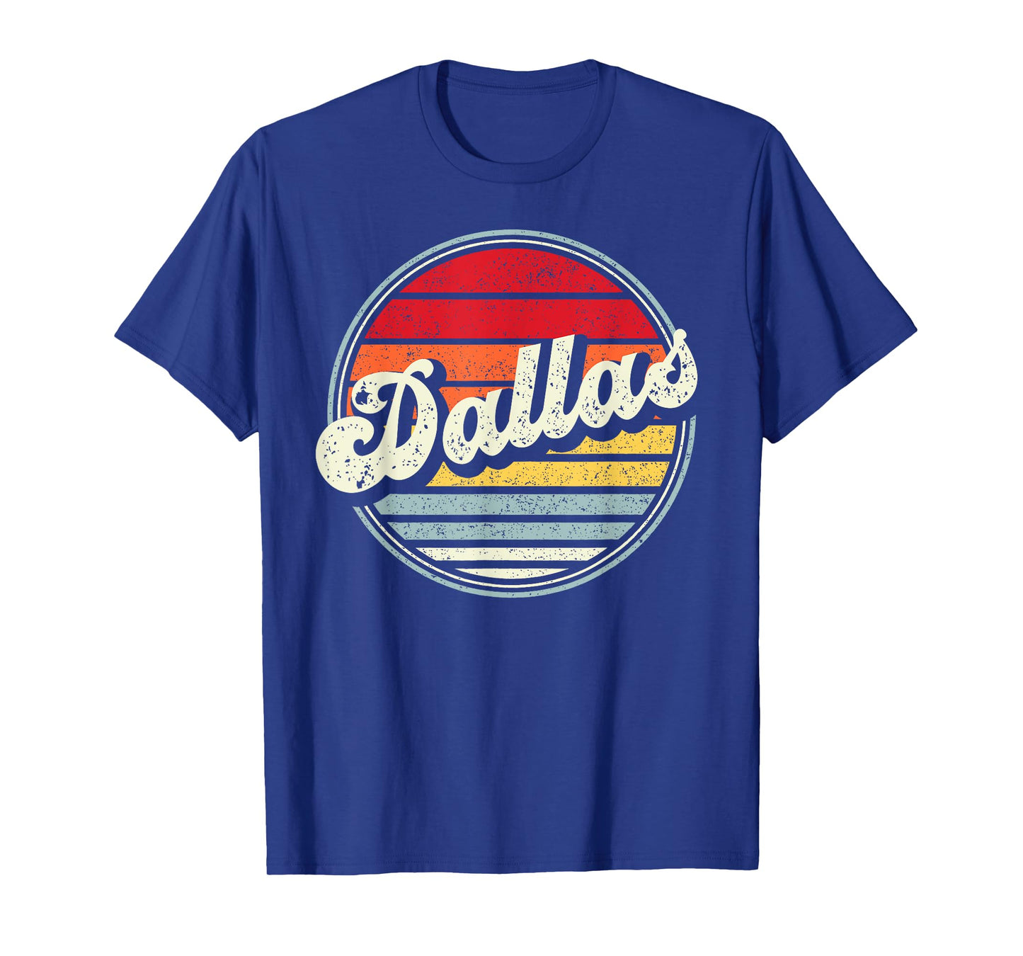 Retro Dallas Home State Cool 70s Style Sunset Men Women Kids T-Shirt