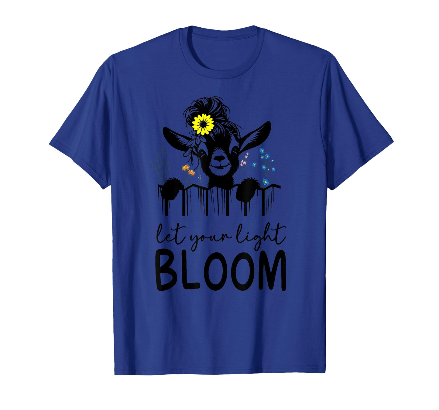 let your light bloom goat T-Shirt