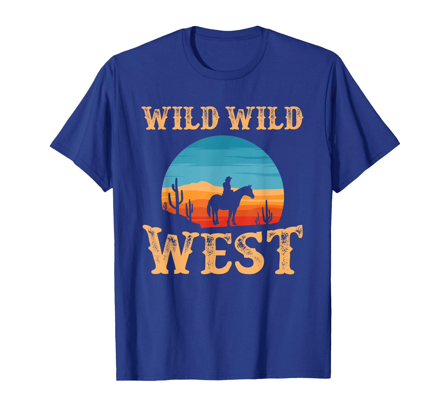 Great Wild Wild West Cowboy Design Western Country Fan T-Shirt