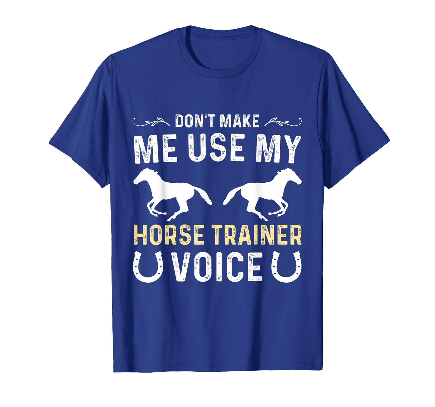 Funny horse trainer assistant thank you equestrian trainer T-Shirt
