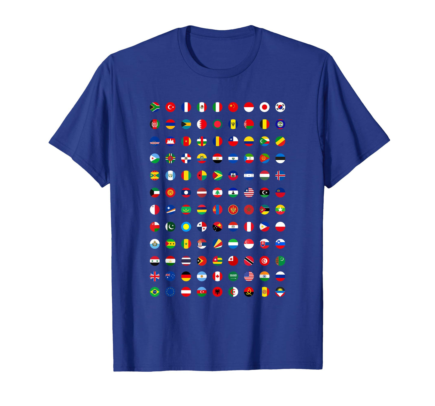 All Countries Flags Of The World 287 Flag International T-Shirt