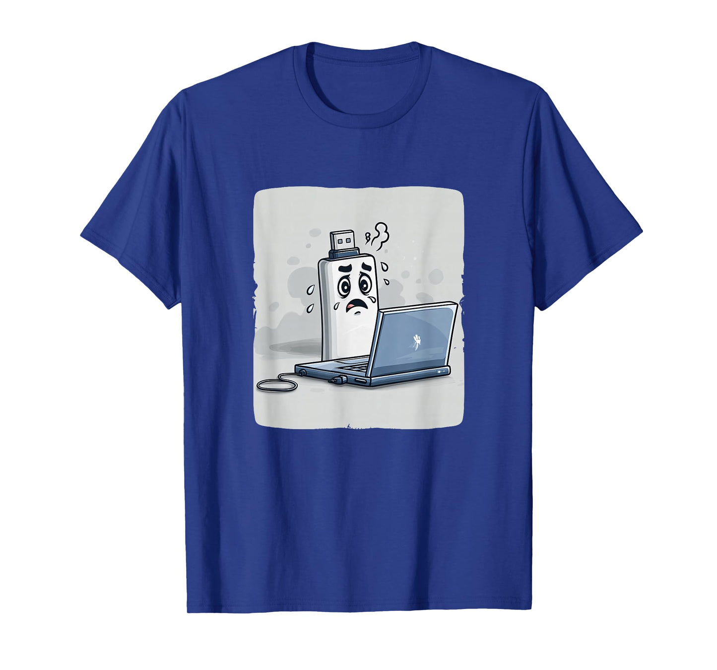 Sweating USB Port Costume T-Shirt
