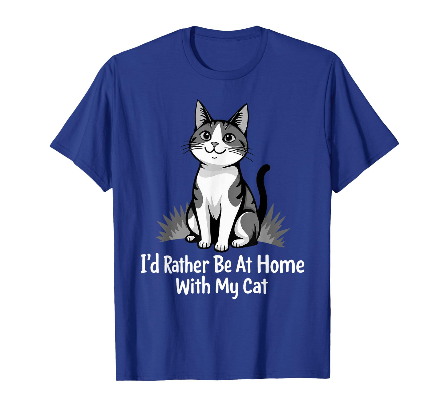 I'd Rather Be at Home with My Cat T-Shirt