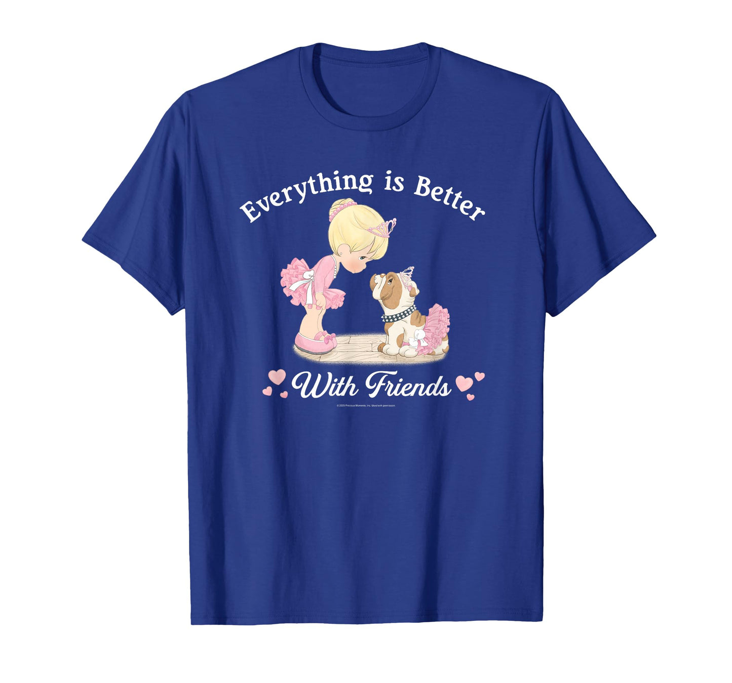 Precious Moments Better with Friends Cute Dog Ballet Dancing T-Shirt