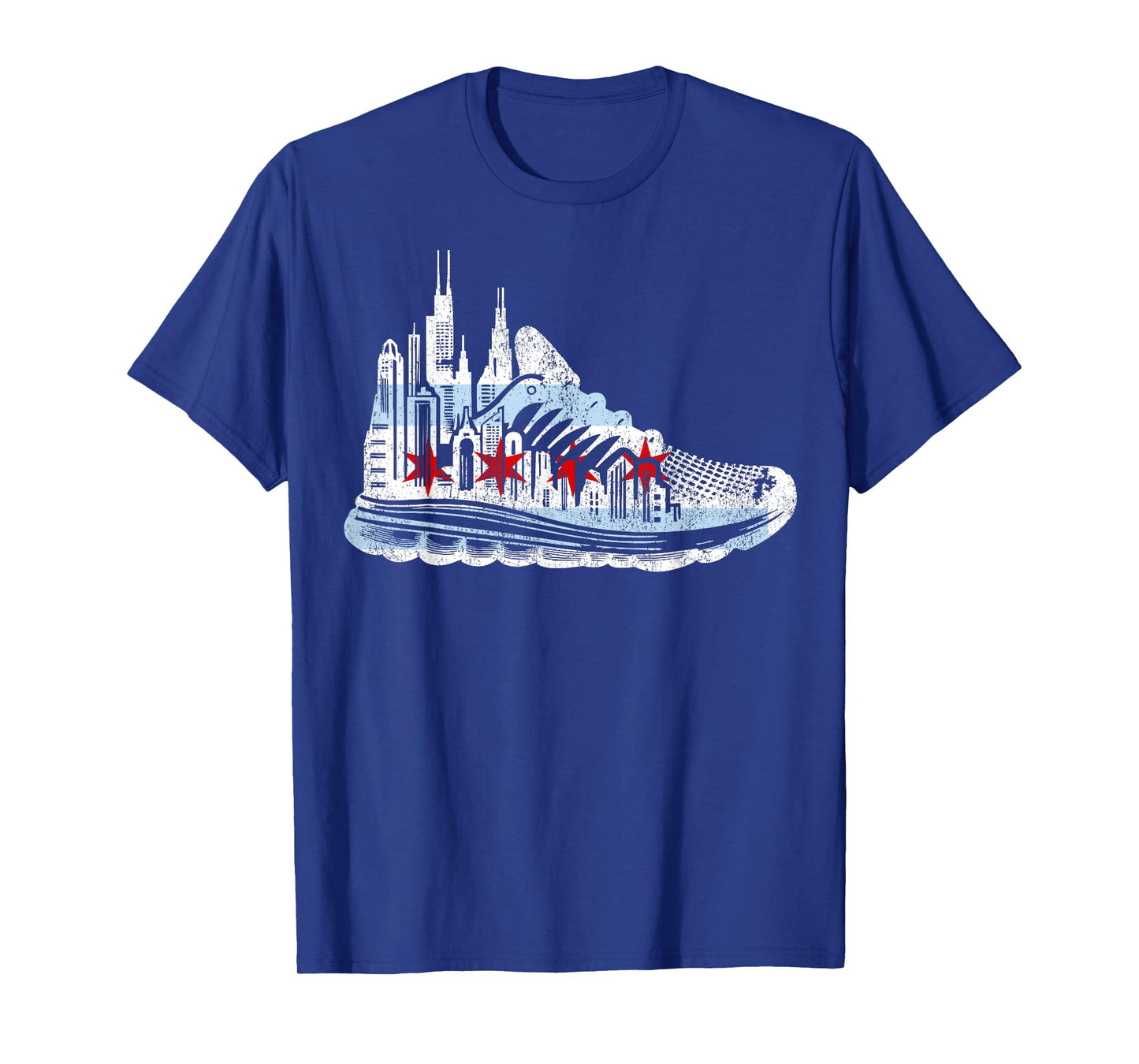 Chicago Runner Run Marathons Running Tee Jogger Motivational T-Shirt