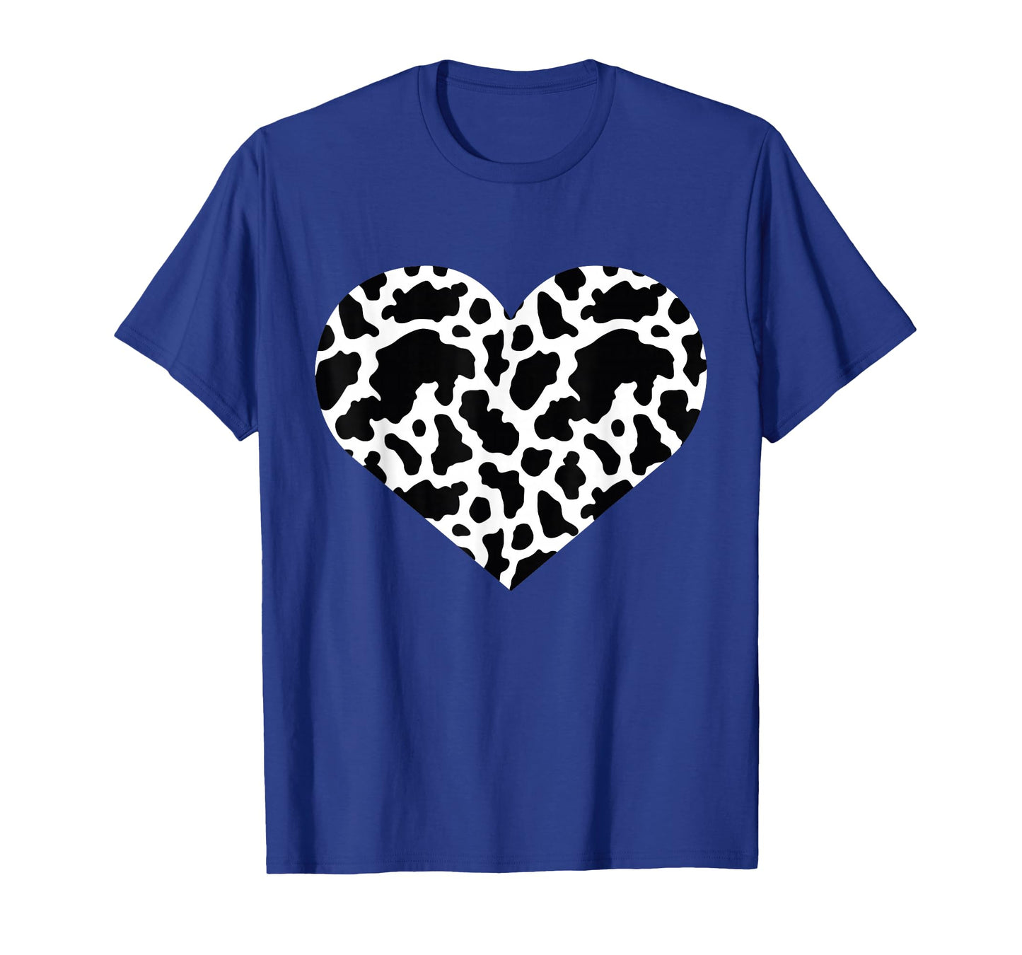 Cow Heart Pattern Funny Graphic T-Shirt