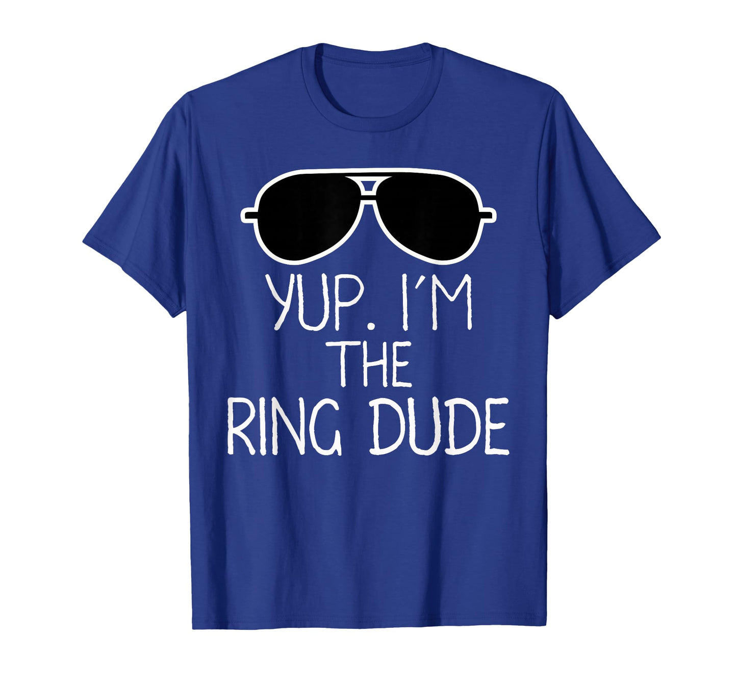 Kids Yup I'm The Ring Dude | Boys Wedding Bearer T-Shirt