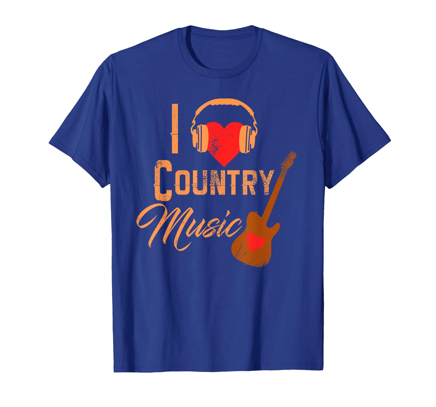 I Love Country Music Shirt Heart Design Country Western Tee T-Shirt