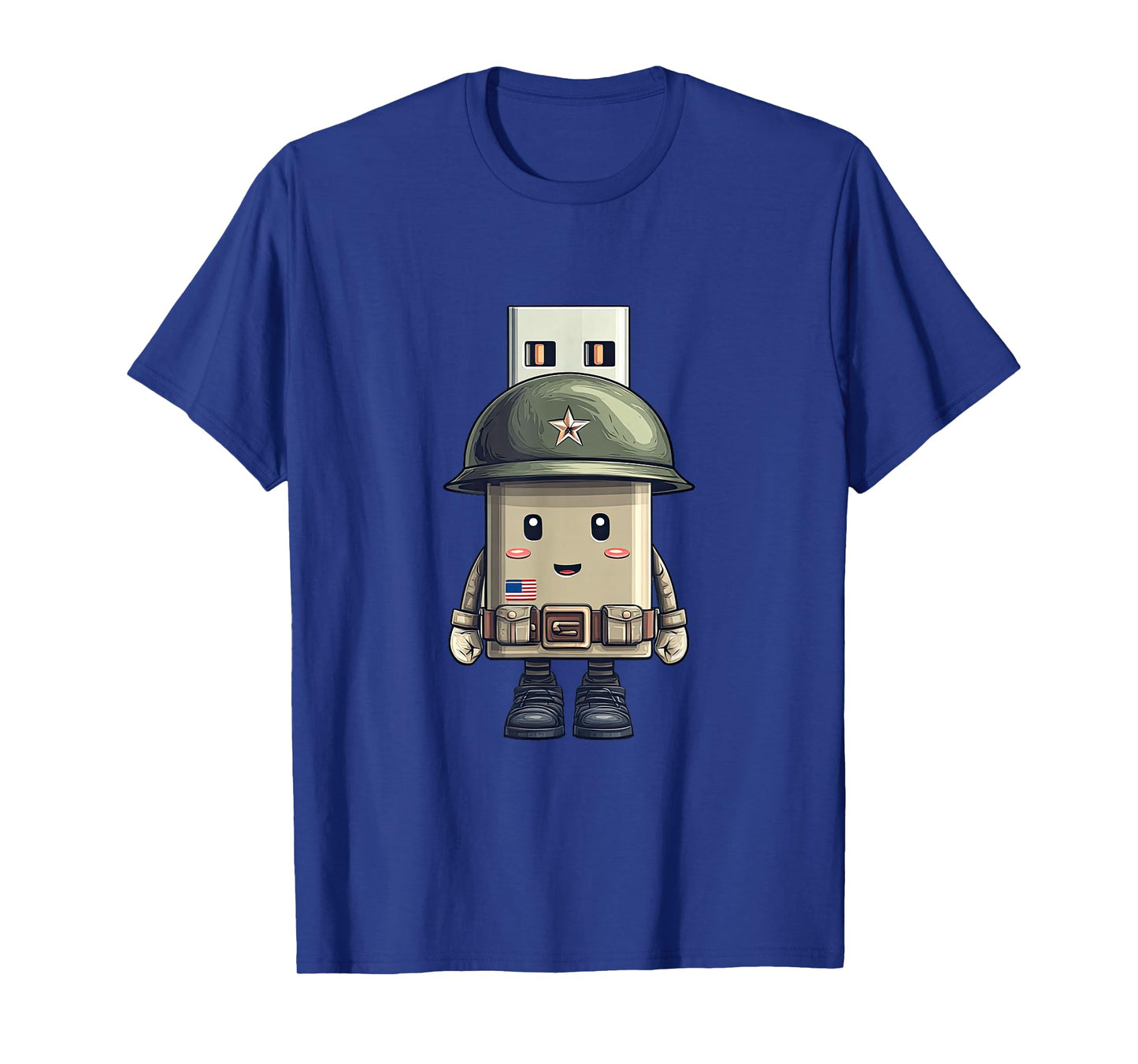 Nice USB in Military Look T-Shirt