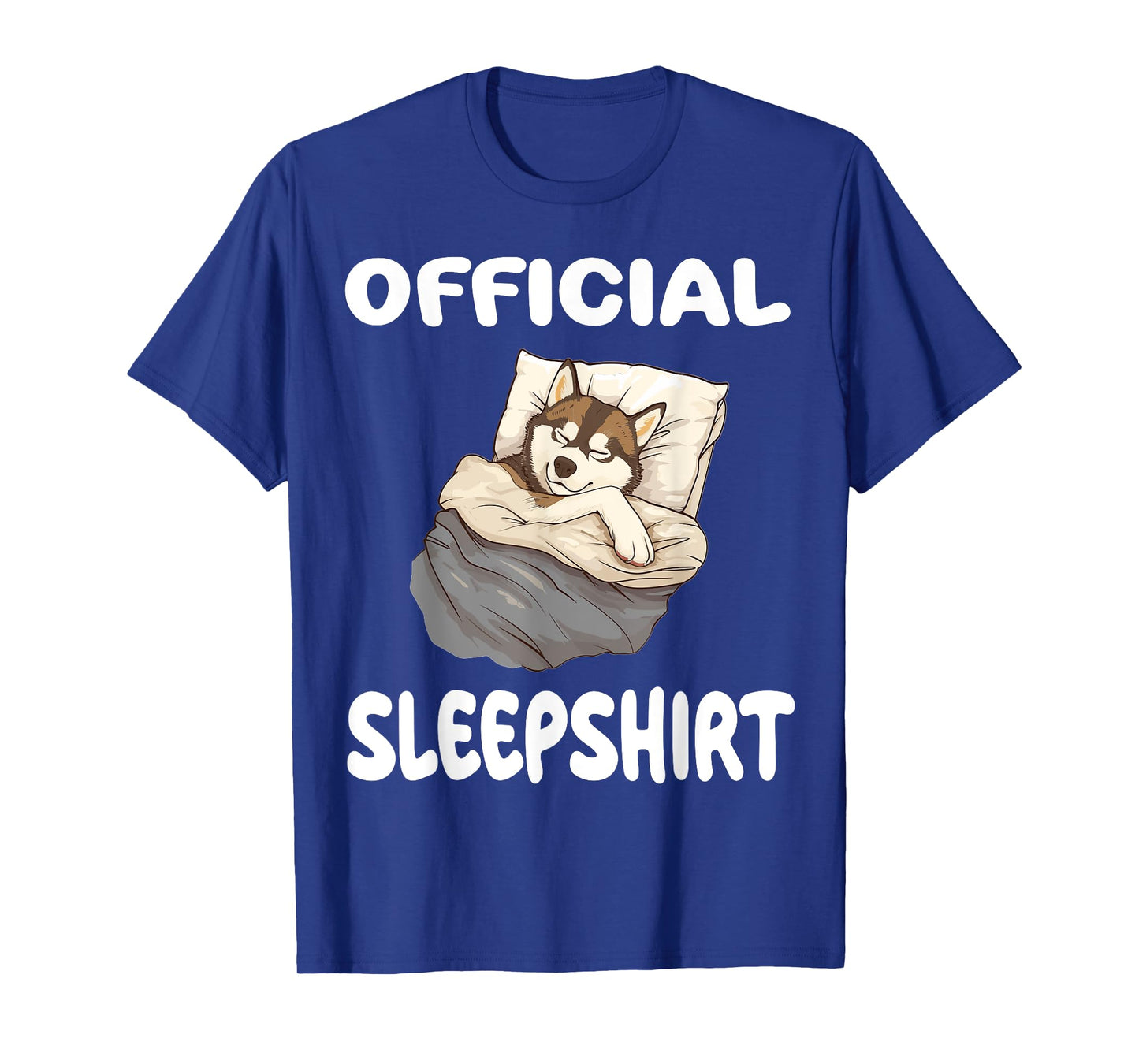 Siberian Husky Dog Official Sleepshirt Pajamas Nightgown Men Women Girls Kids T-Shirt