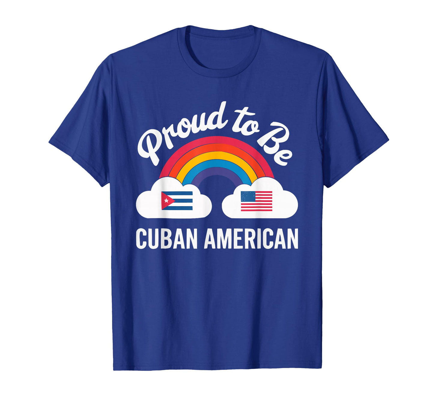 Half Cuban Half American Country USA Flag Cuba America T-Shirt