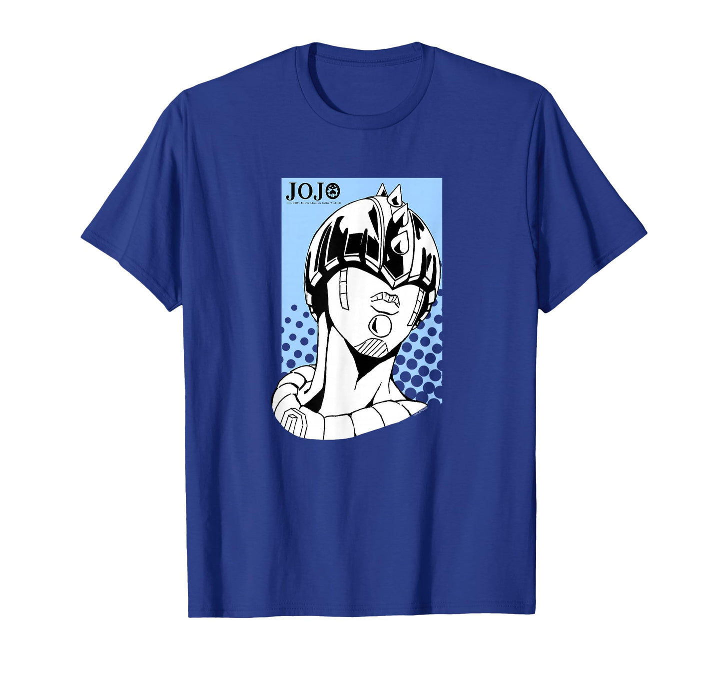 JoJo's Bizarre Adventure Zipper Man Head with Logo Anime T-Shirt