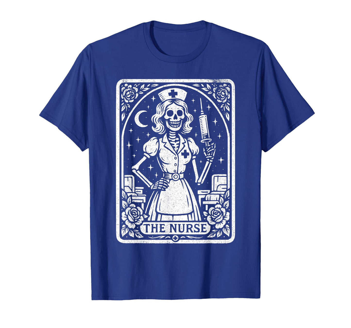 The Nurse Skeleton Tarot Card Funny Nursing RN LPN NP Nurse T-Shirt