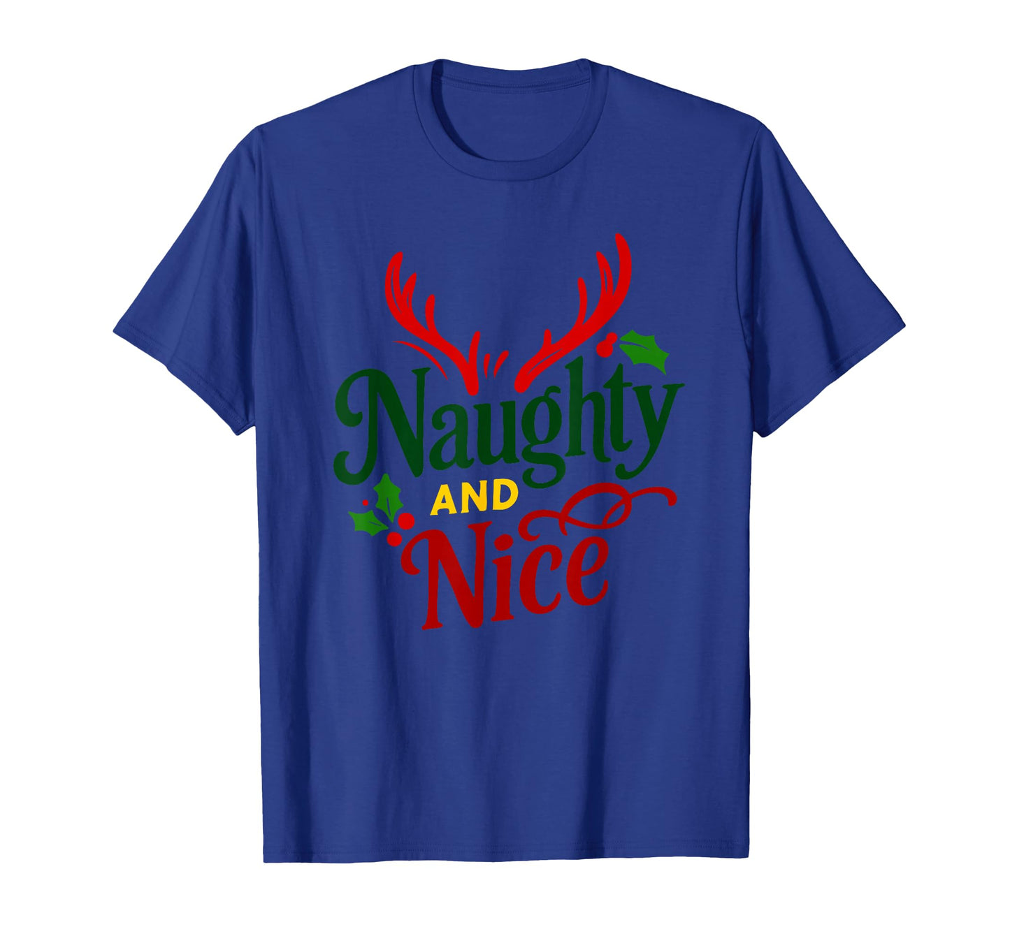 Nice Naughty Antlers and Nice Speech Costume T-Shirt