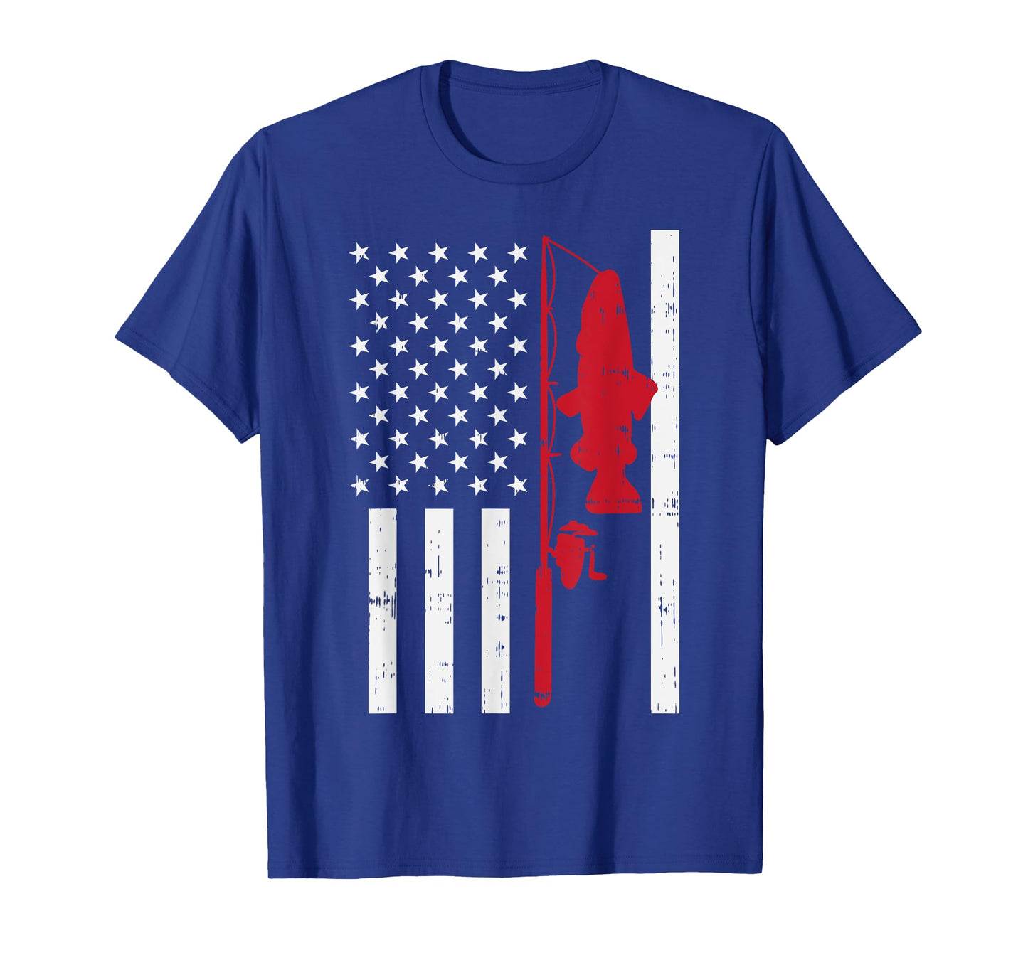 Red Line Flag Fish Firefighter Fishing Patriotic Angler Gift T-Shirt for Women Girls Kids Men
