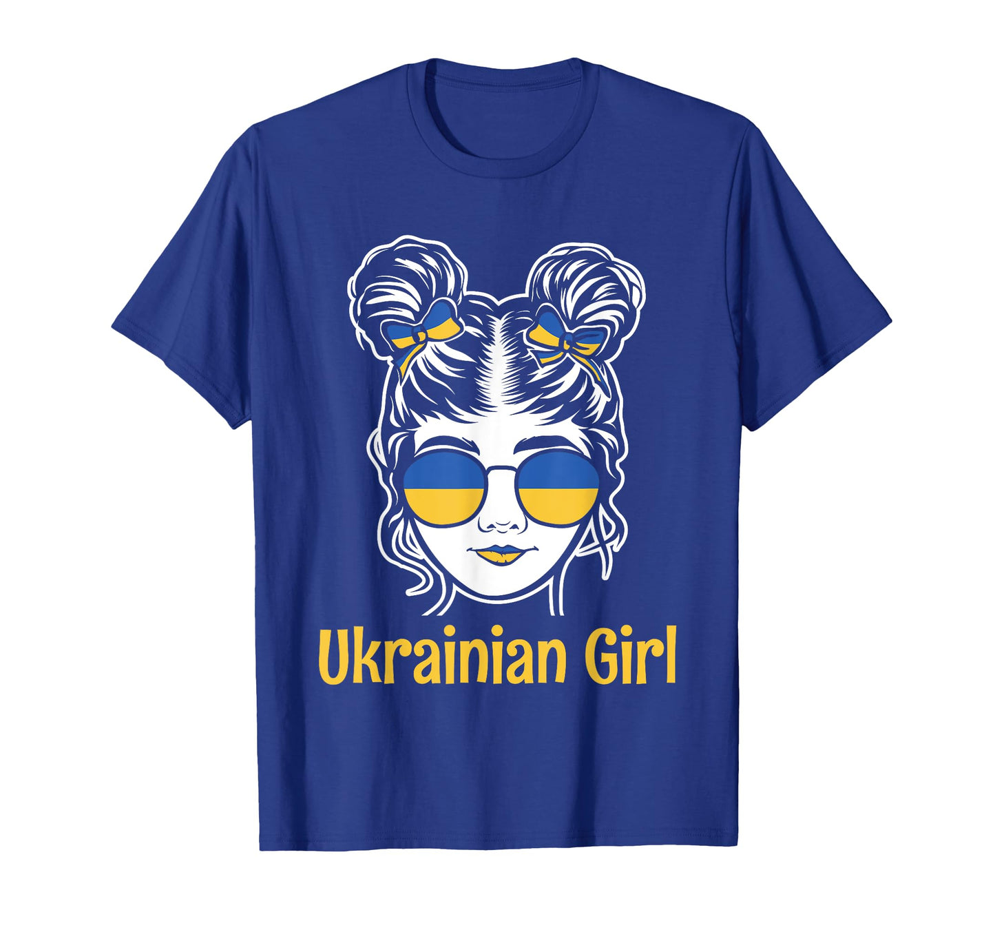 Ukrainian Girl Flag Symbol Love Support Ukraine Country Gift T-Shirt