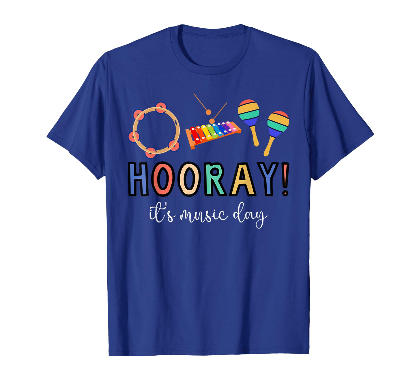Hooray It's Music Day Music Lover Appreciation Music Teacher T-Shirt