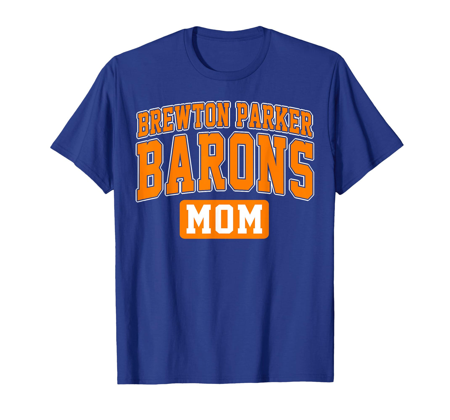 Brewton-Parker College Barons Mom Arch Vintage Design Women T-Shirt