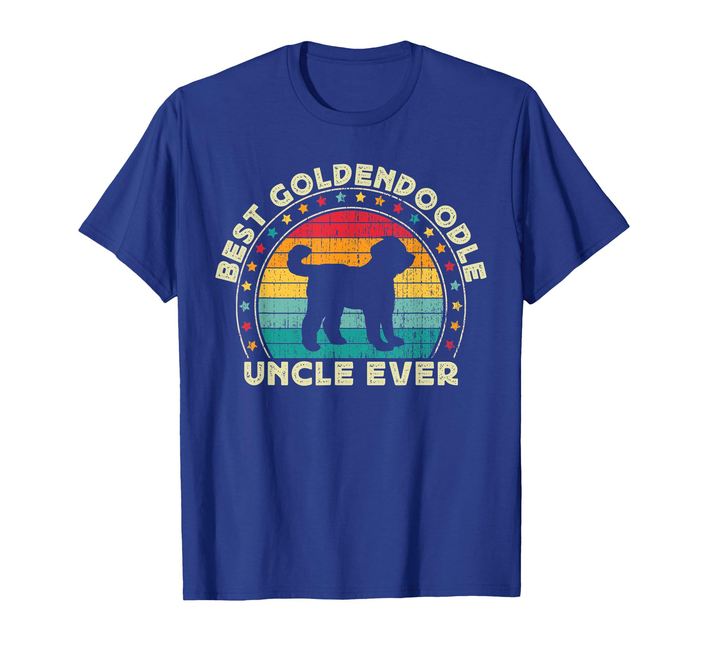Mens Goldendoodle Uncle For Men Doodle Dog Uncle Father's Day Men T-Shirt
