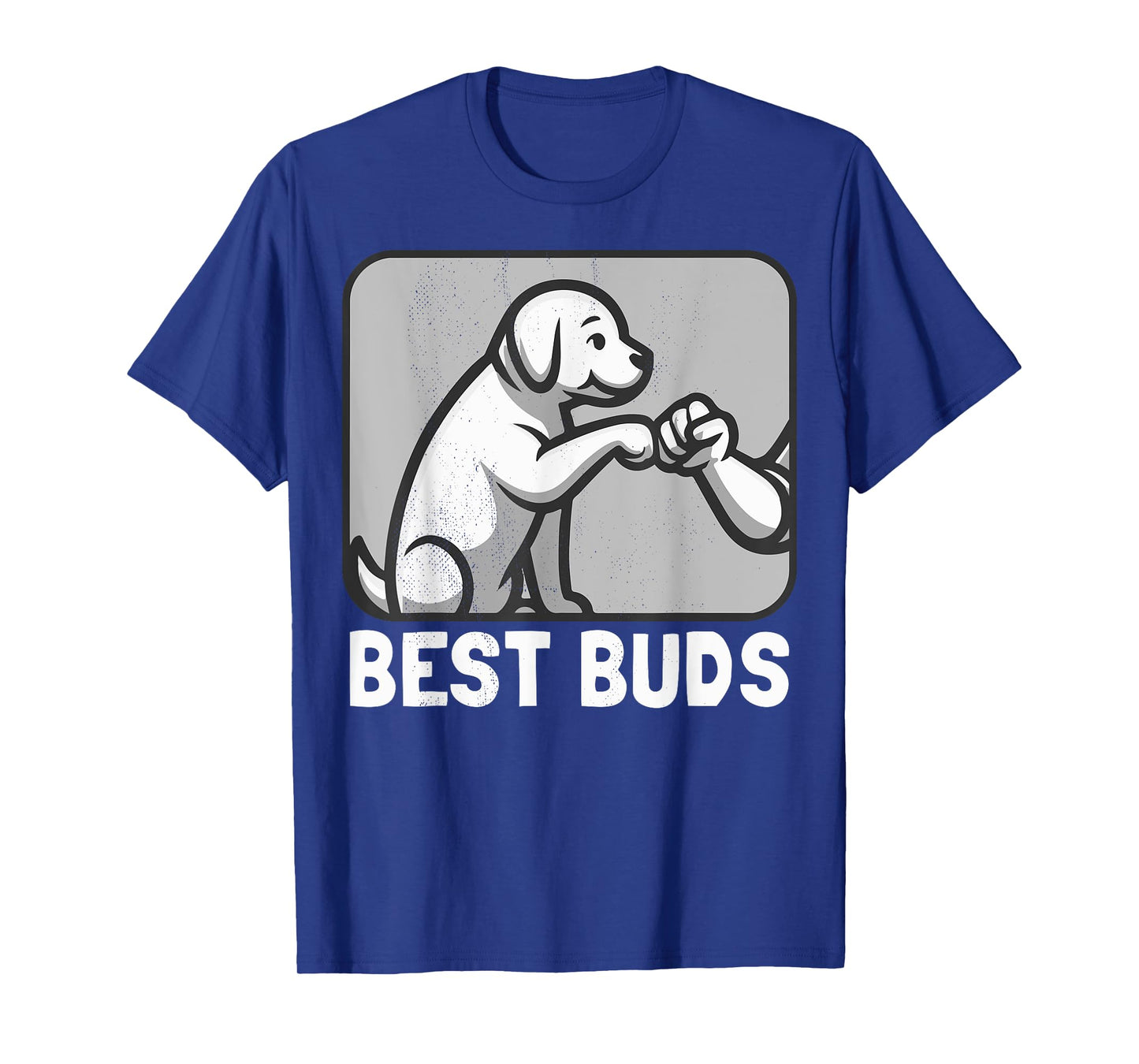 Dog with fist bump. Best buds. T-Shirt