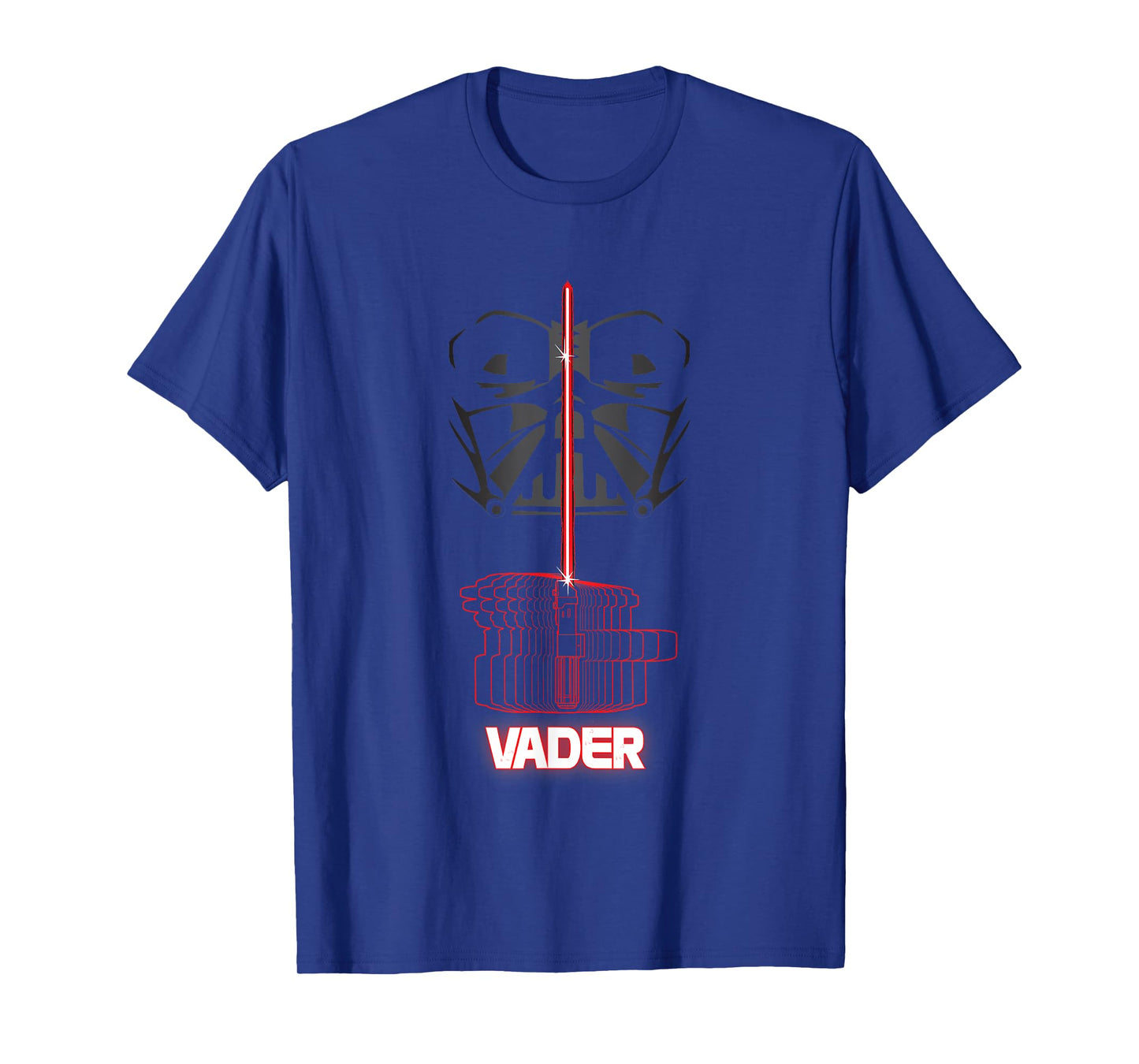 Star Wars Iconic Darth Vader Light Saber Big Chest Portrait T-Shirt