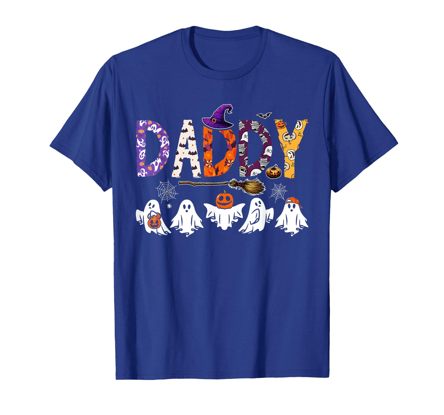 Daddy Halloween Boo Ghost Horror Costume Family Funny Party T-Shirt
