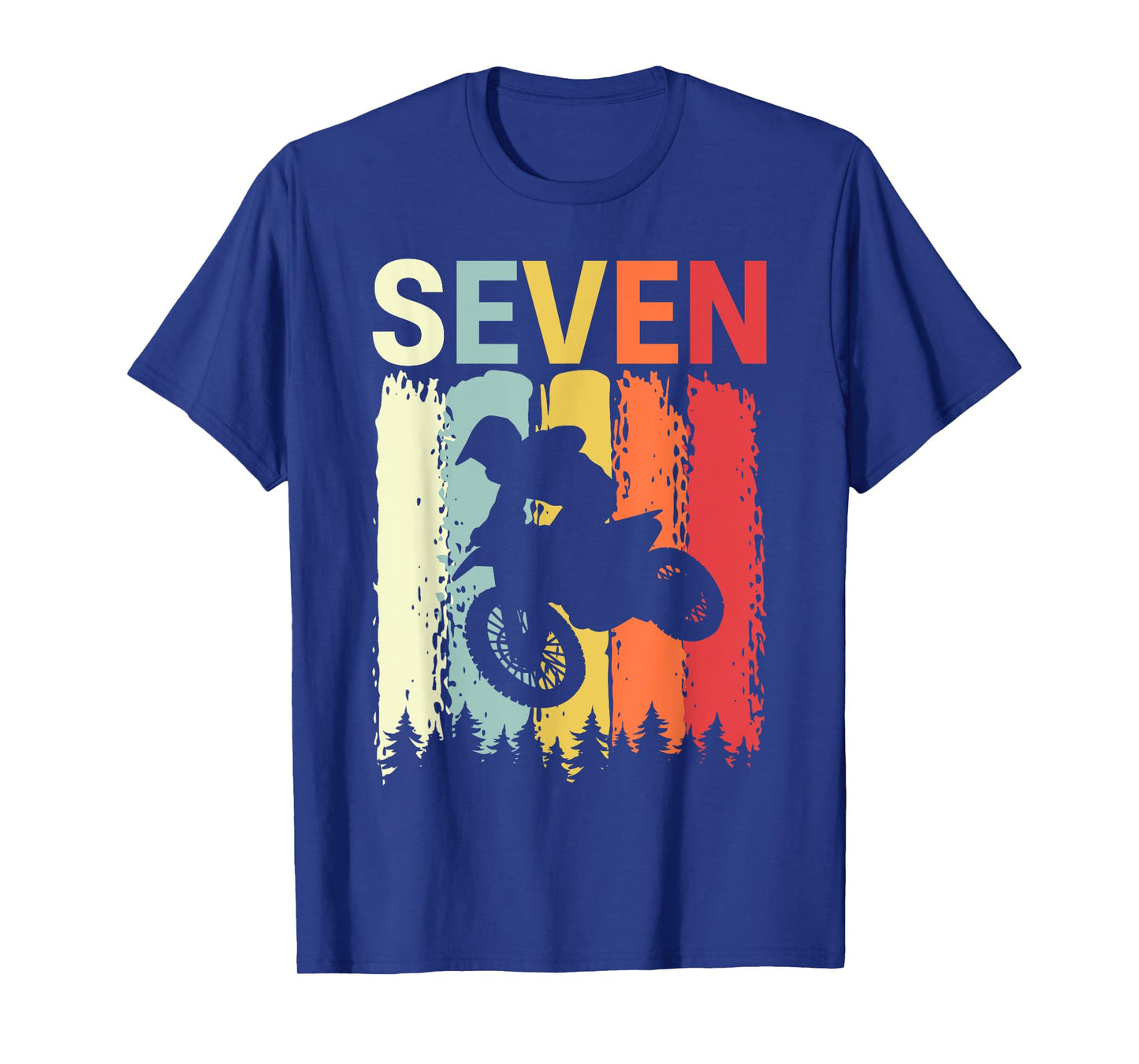Motocross 7th Birthday Party MX Dirt Bike Birthday T-Shirt