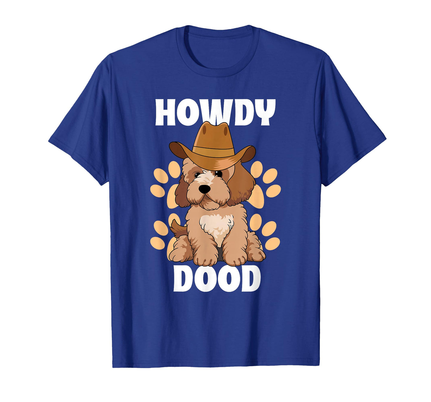 Goldendoodle Howdy Dood Funny Doodle Dog Country Cowboy Hat T-Shirt
