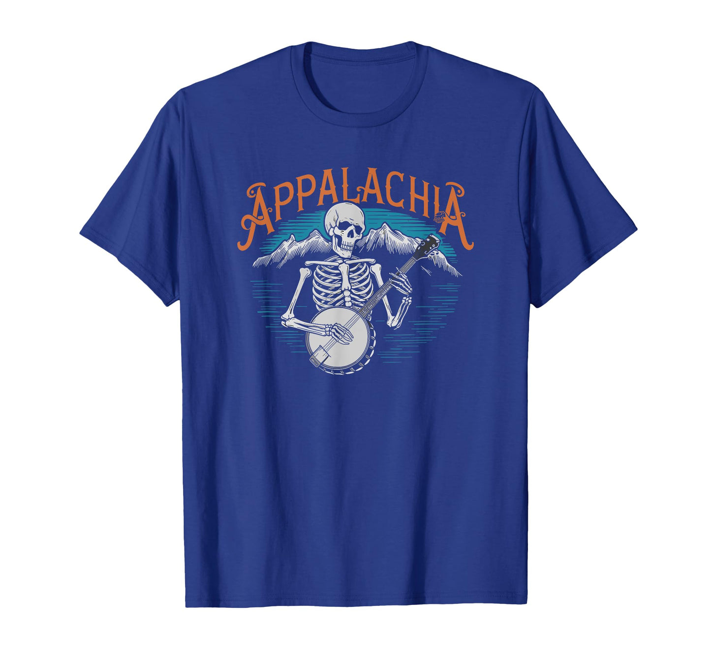 Bluegrass Banjo Skeleton, Appalachia Country Bluegrass Music T-Shirt