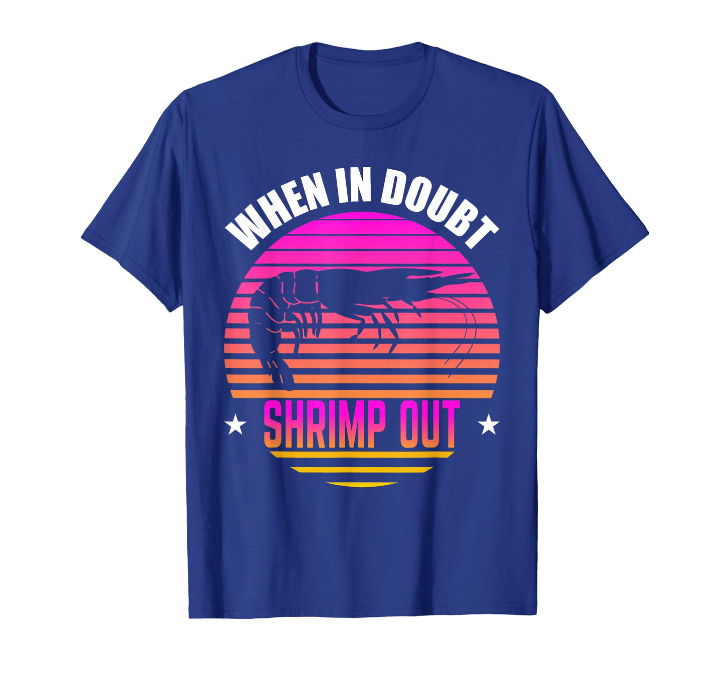 Retro BJJ Brazilian Jiu Jitsu Shrimp Out Grappling T-Shirt