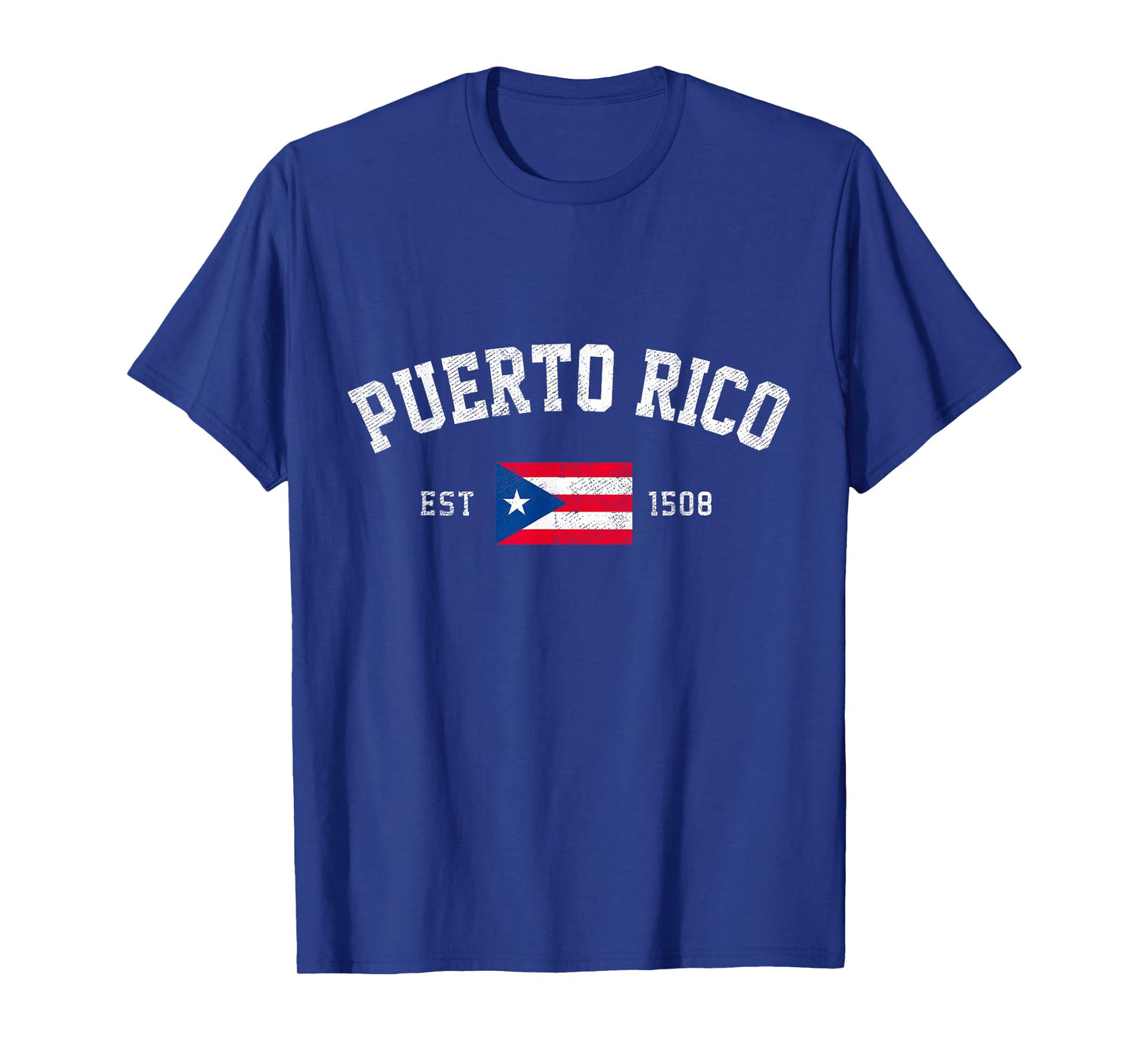 Puerto Rico Est. 1508 Puerto Rican Flag Independence Day T-Shirt