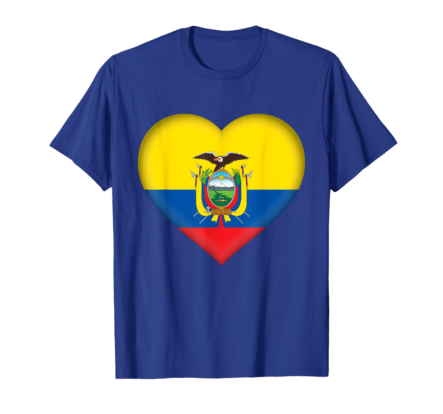 I Love Ecuador | Ecuadorian Flag Heart Outfit T-Shirt