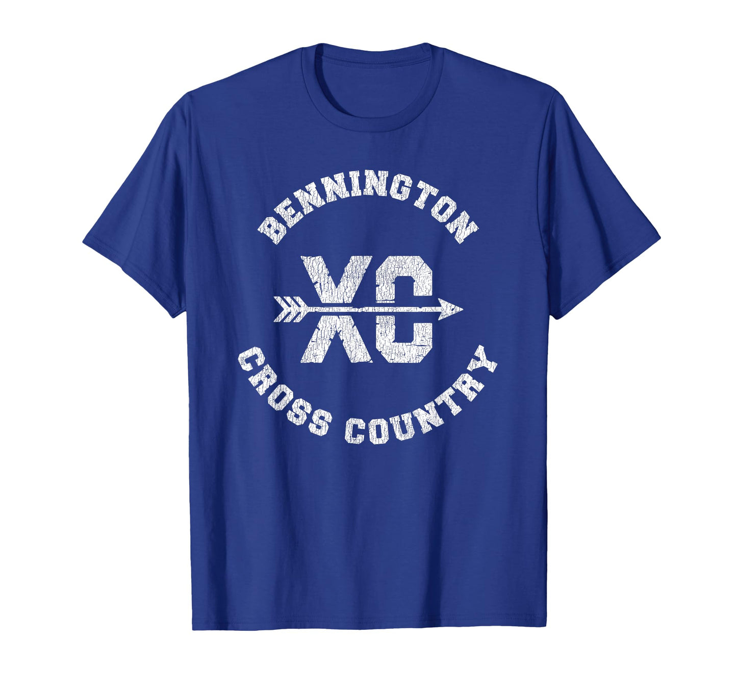 Bennington Cross Country Retro Distressed XC Running T-Shirt